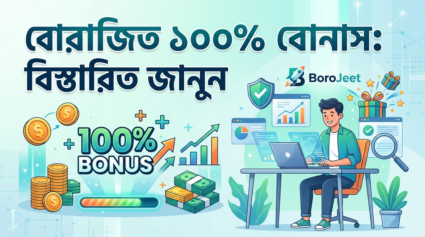 বোরাজিত ১০০% বোনাস: বিস্তারিত জানুন
