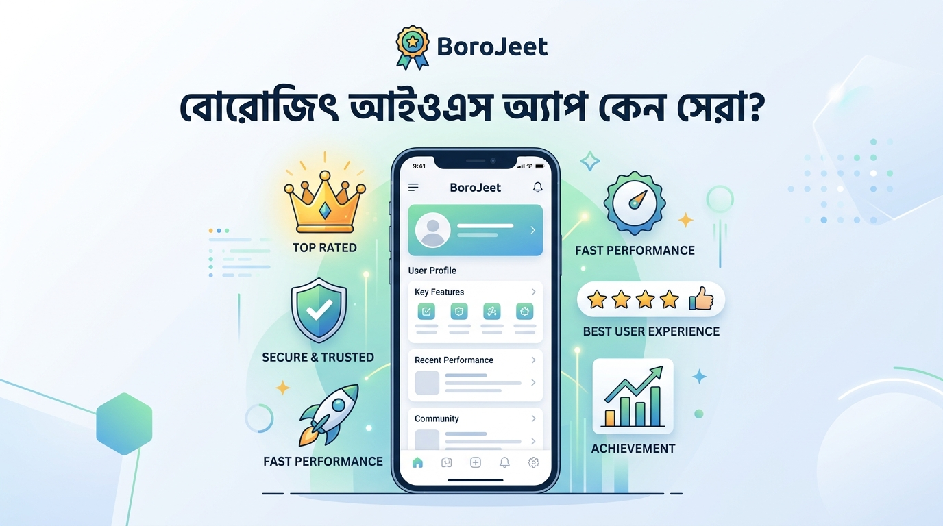 বোরোজিৎ আইওএস অ্যাপ ডাউনলোড এবং ইনস্টলেশন