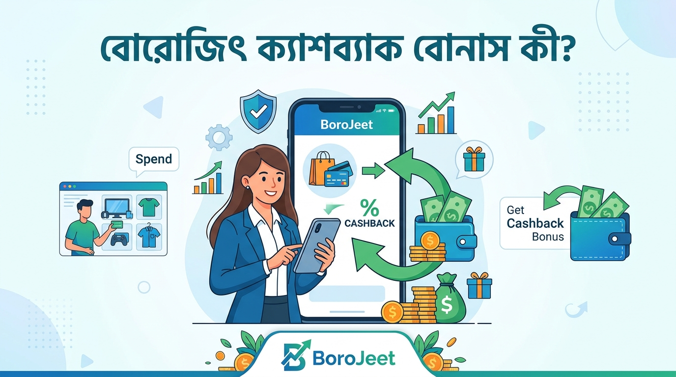 বোরোজিৎ ক্যাশব্যাক পাওয়ার প্রক্রিয়া