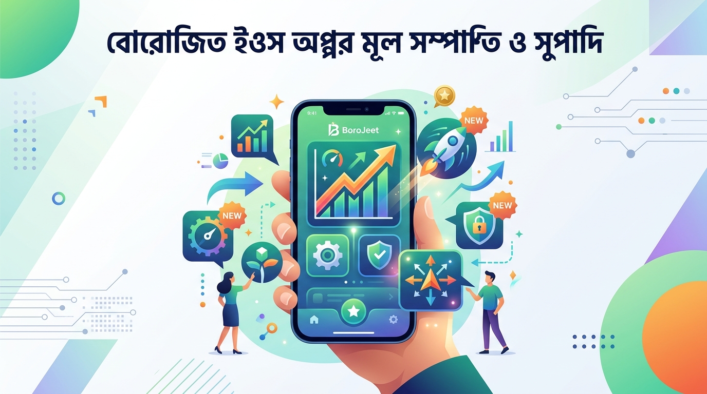 বোরোজিৎ আইওএস অ্যাপের বোনাস ও প্রচার