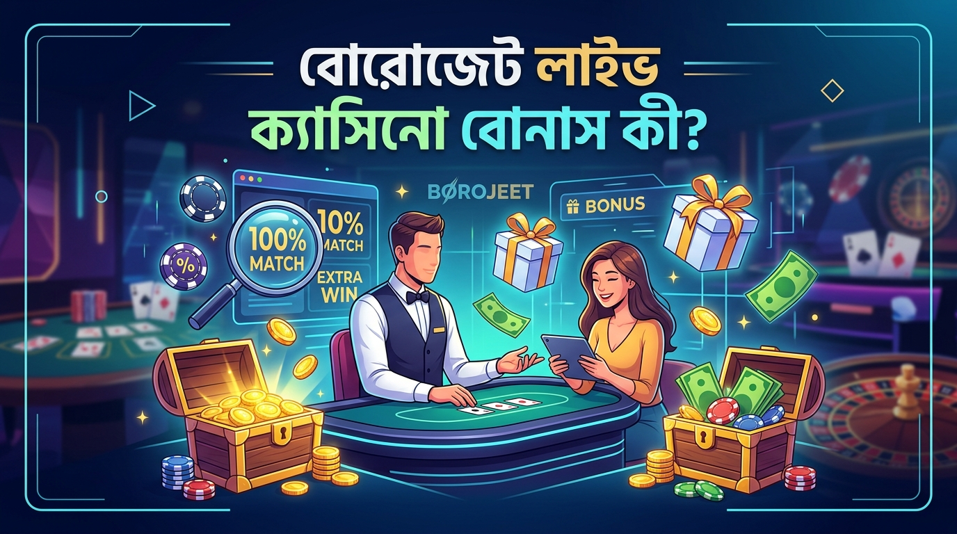 কীভাবে আপনার BoroJeet live casino bonus থেকে সর্বোচ্চ লাভ করবেন