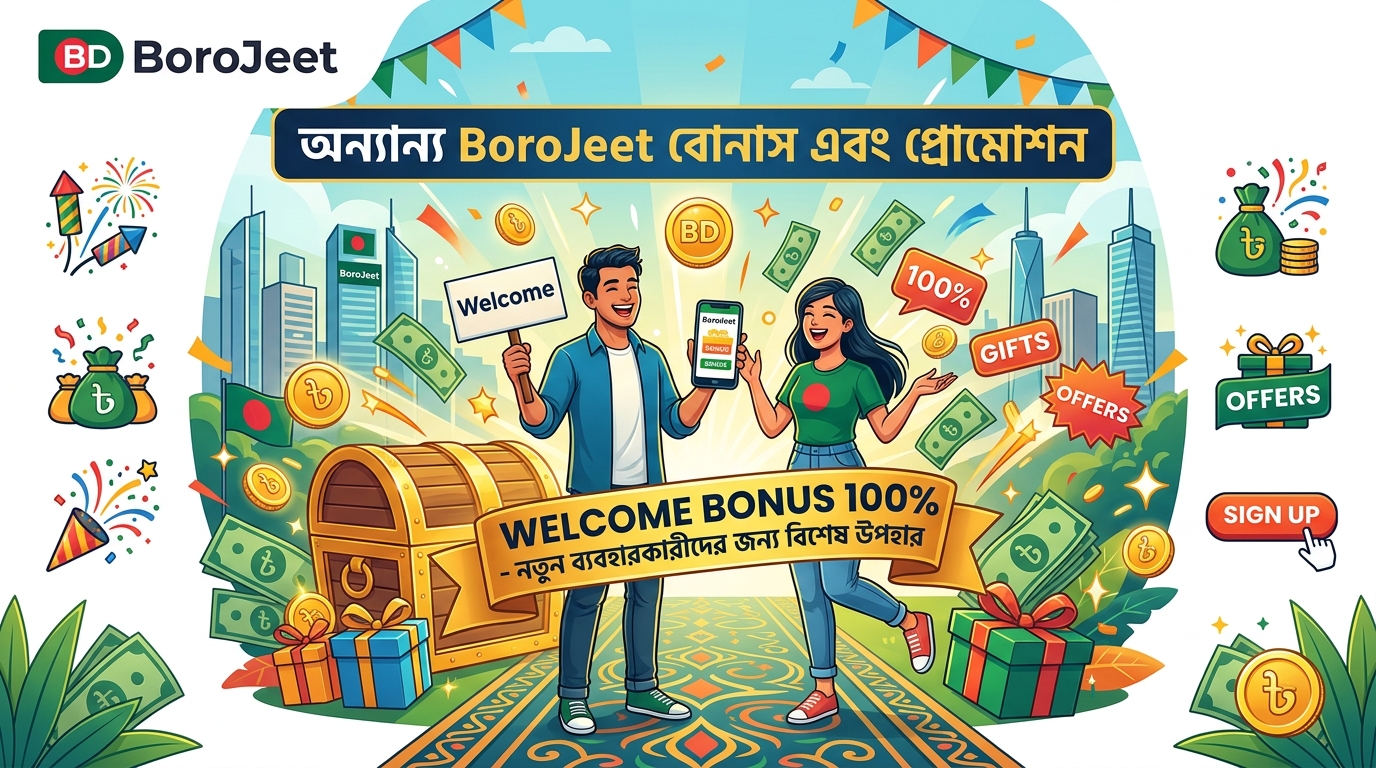 কিভাবে BoroJeet welcome bonus দাবি করবেন?