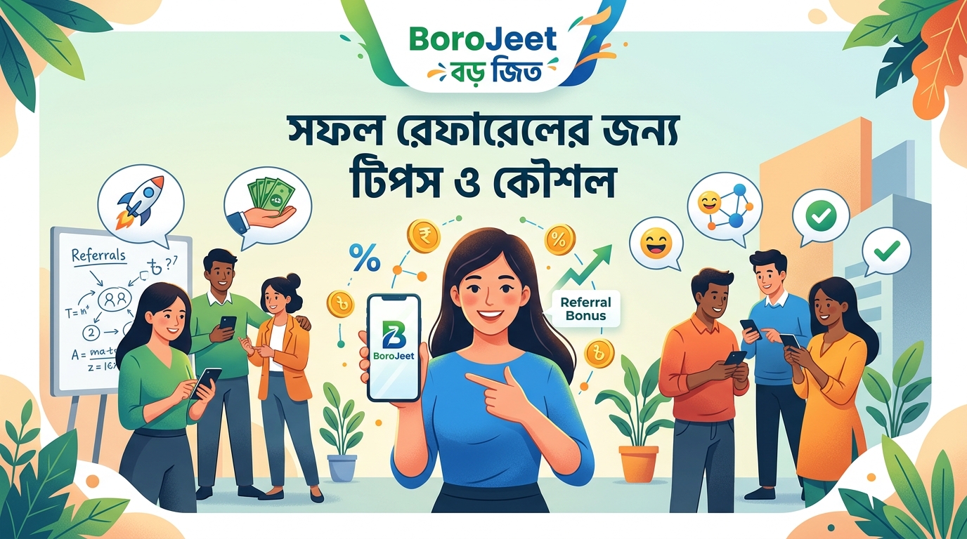 বোরোজিৎ রেফারেল বোনাস: সেরা অফার ও সুবিধা পান