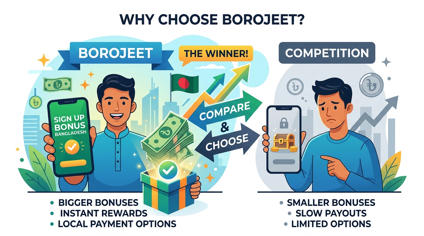 BoroJeet সাইন আপ বোনাস: খেলুন, জিতুন, আনন্দ করুন