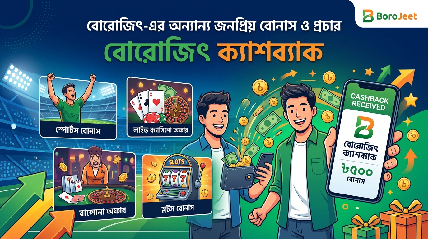 বোরোজিৎ ক্যাশব্যাক বোনাস: সেরা অফার ও সুবিধা