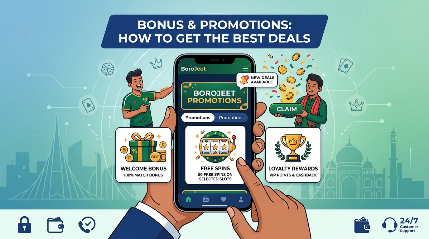BoroJeet mobile casino BD-এর বোনাস অফার